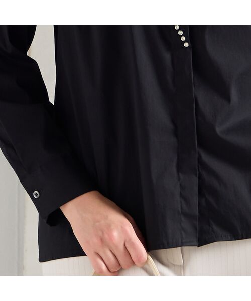 Liliane Burty(Lサイズ) / リリアンビューティ シャツ・ブラウス | 【L~3L】フランス製ビジュースタッズ付きブラウス | 詳細14