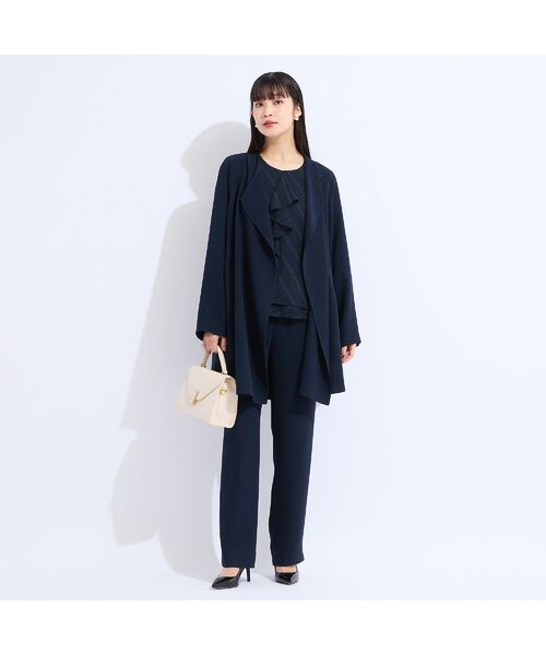 Liliane Burty(Lサイズ) / リリアンビューティ シャツ・ブラウス | 【M~4L】カットジャカードフリル衿ブラウス | 詳細16