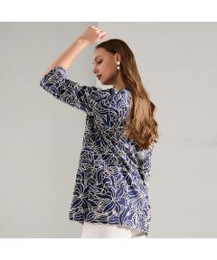 Liliane Burty（Lサイズ） / リリアンビューティ シャツ・ブラウス | 【L～４L】刺繍カットレースブラウス