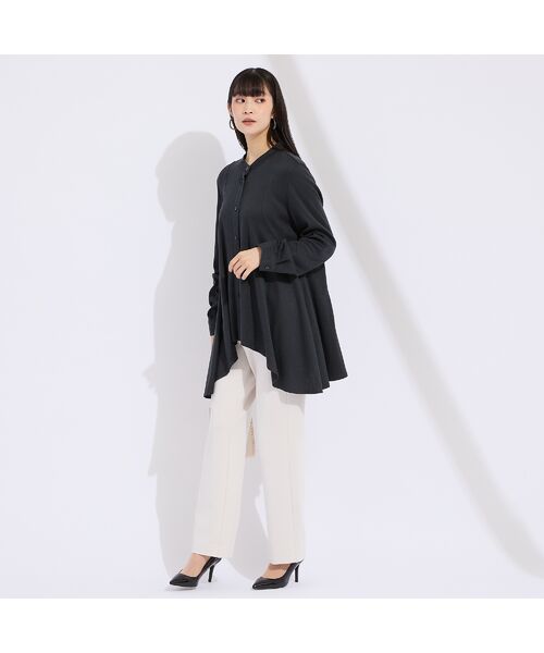 Liliane Burty（Lサイズ） / リリアンビューティ シャツ・ブラウス | 【M～4L/セットアップ対応】ウォームスムースフレアブラウス | 詳細7