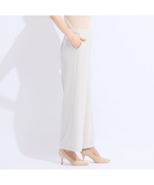 Liliane Burty（Lサイズ） / リリアンビューティ その他パンツ | 【13～25号/セットアップ対応】ストライプセンタープレスパンツ | 詳細7