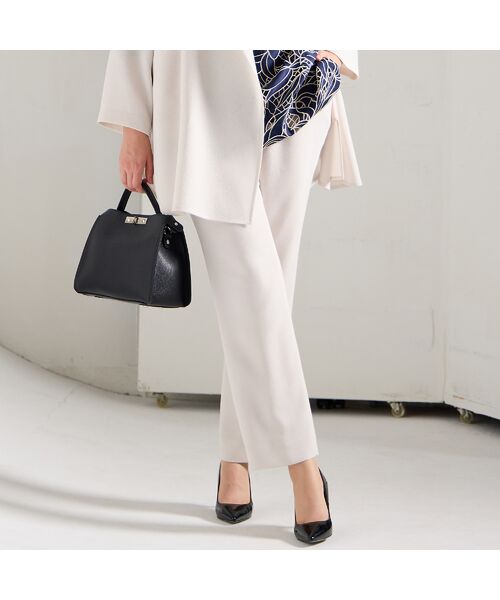 Liliane Burty（Lサイズ） / リリアンビューティ その他パンツ | 【13～25号/セットアップ対応】デニットストレートパンツ | 詳細1