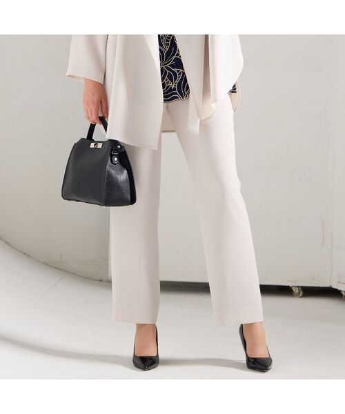 Liliane Burty（Lサイズ） / リリアンビューティ その他パンツ | 【13～25号/セットアップ対応】デニットストレートパンツ | 詳細2