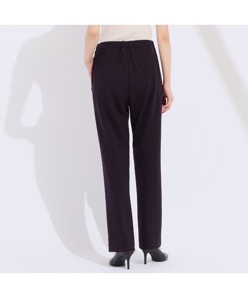 Liliane Burty（Lサイズ） / リリアンビューティ その他パンツ | 【L～４L】クロスウォームポンチパンツ　ベージュ/ブラウン | 詳細12