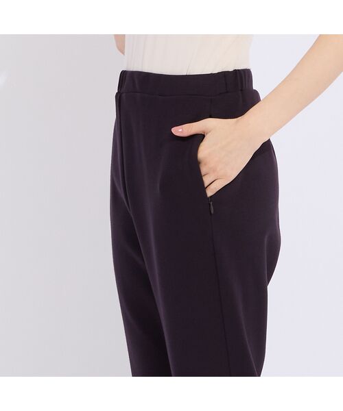 Liliane Burty（Lサイズ） / リリアンビューティ その他パンツ | 【L～４L】クロスウォームポンチパンツ　ベージュ/ブラウン | 詳細13