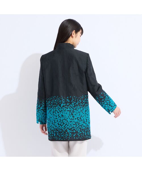 Liliane Burty（Lサイズ） / リリアンビューティ その他アウター | 【11～17号】スペイン素材使用アニマルジャカードコート | 詳細9