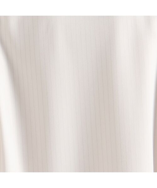 Liliane Burty（Lサイズ） / リリアンビューティ ノーカラージャケット | 【M～4L/セットアップ対応】ストライプノーカラージャケット | 詳細12