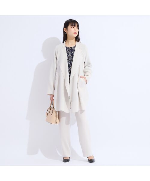 Liliane Burty（Lサイズ） / リリアンビューティ その他アウター | 【M～4L/セットアップ対応】デニット着流し風ジャケット | 詳細12