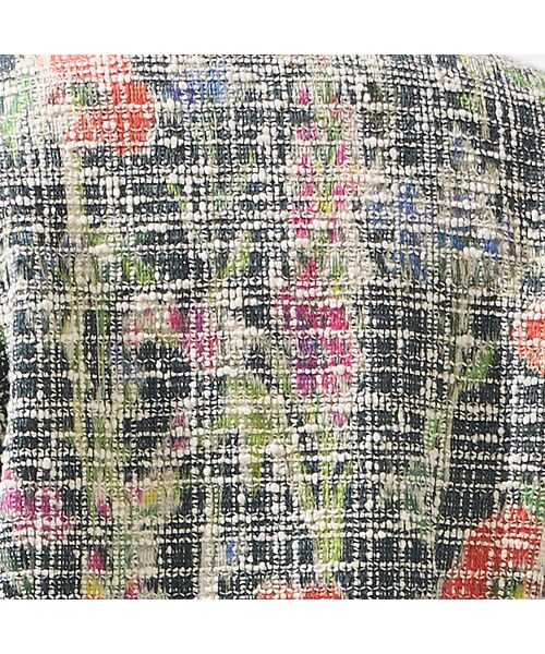 Liliane Burty（Lサイズ） / リリアンビューティ ノーカラージャケット | 【11～17号】イタリア製素材ツイードノーカラージャケット | 詳細8