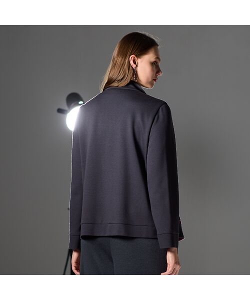 Liliane Burty(Lサイズ) / リリアンビューティ ブルゾン | 【M~4L】オーナメントプリントジップアップジャケット | 詳細11