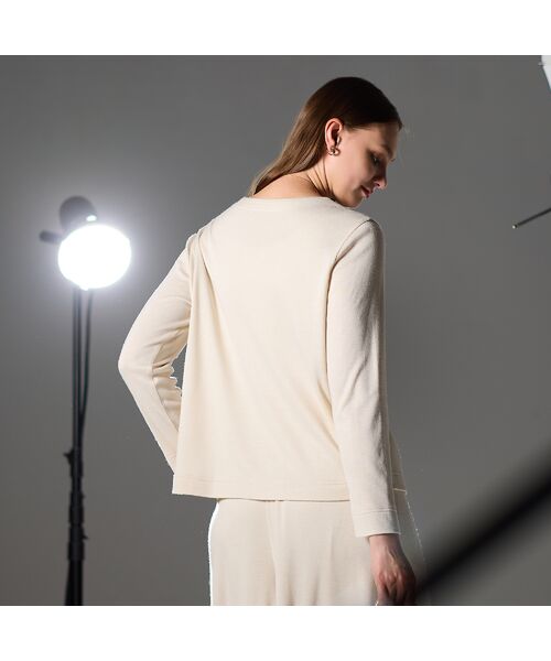 Liliane Burty（Lサイズ） / リリアンビューティ カットソー | 【M～4L/セットアップ対応】ウォームスムースプルオーバーＴシャツ | 詳細6