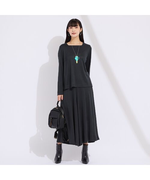 Liliane Burty（Lサイズ） / リリアンビューティ カットソー | 【M～4L/セットアップ対応】ウォームスムースプルオーバーＴシャツ | 詳細11