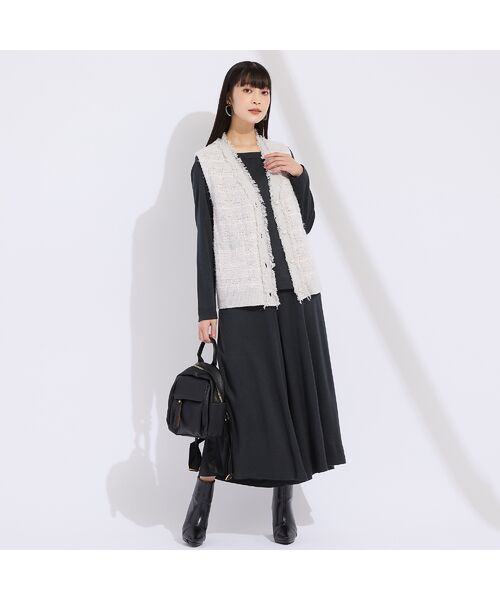 Liliane Burty（Lサイズ） / リリアンビューティ カットソー | 【M～4L/セットアップ対応】ウォームスムースプルオーバーＴシャツ | 詳細12