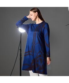 Liliane Burty（Lサイズ） / リリアンビューティ カットソー | 【M～4L】オーナメントチュニックＴシャツ