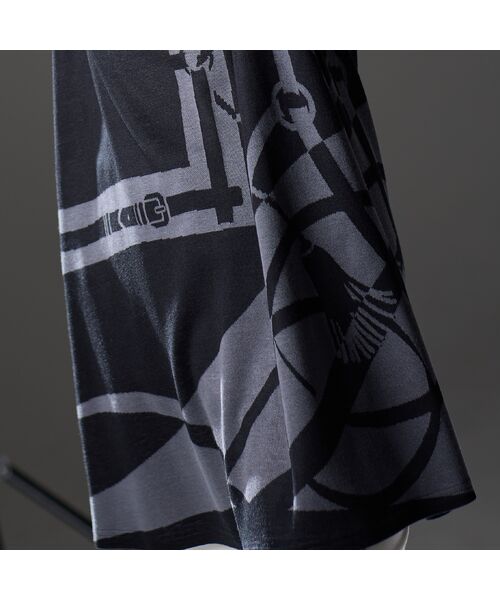 Liliane Burty（Lサイズ） / リリアンビューティ カットソー | 【M～4L】オーナメントチュニックＴシャツ | 詳細7