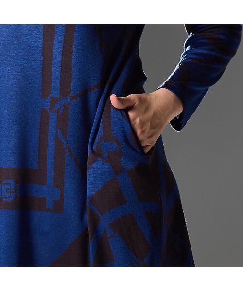 Liliane Burty（Lサイズ） / リリアンビューティ カットソー | 【M～4L】オーナメントチュニックＴシャツ | 詳細16