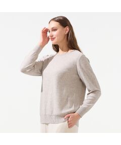 <font color='#0063B1'><b>エレガントなスパンコール入りニット</font><br><br>【大きいサイズ】【L～4Lサイズ】<br>【アンサンブル可】</b><br><br>美しい光沢感を放つラメと小さなスパンコール入りの糸を使用したニット。繊細で上品なきらめき感が上品なニットです。<br><br>シンプルなデザインでジャケットのインナーにもおすすめ。<br><br>同素材でカーディガン・プルオーバーニットをお作りしていますのでアンサンブルとして着用できます。<br><br>カーディガン　50106502<br>プルオーバー　50136502<br><br><br><b>◆コーディネート◆</b><br><br>同素材のカーディガンと合わせればまとまりのある着こなしに。衿元にはネックレスを飾るのもお勧めです。<br><br>ドレッシーな着こなしにもお勧めのエレガントな雰囲気のニット。<br>小さなスパンコールが美しく女性らしさを引き立てます。<br><br>外国人モデル身長：175㎝<br>日本人モデル身長：166㎝<br><br><b>◆商品ポイント◆</b><br><br>素材の厚さ　：普通<br>素材の透け感：なし<br>素材の光沢　：スパンコールとラメの光沢感<br>素材の伸縮性：あり<br>袖丈　　　　：長袖<br>手洗い　　　：不可<br><br><b>◆リリアンビューティ◆</b>　大きいサイズ/L～４Lサイズ・Mサイズ<br><br>パリ、リリアン・ビューティ社との提携によってスタート。フレンチテイストをベースに高級感と新鮮さをかねそなえたコンテンポラリーでシャープなエレガンスコーディネートを展開<br><br>※撮影環境により　光の当たり具合で色味が違って見える場合があります。<br>※モデル画像はサンプルを使用しているため、色味やサイズ・プリント位置・仕様などに変更がある場合がございます。<br>※Mサイズは一部商品にて展開　オンラインショップと一部店舗のみの限定商品となっております。<br>※バッグ・アクセサリーの一部は参考商品です。ご了承くださいませ。<br><BR>