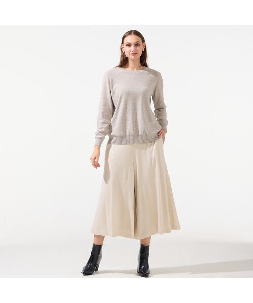 Liliane Burty（Lサイズ） / リリアンビューティ ニット・セーター | 【L～4L/アンサンブル対応】スパンコールプルオーバーニット | 詳細4