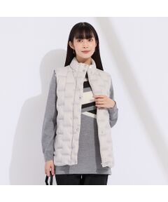 【L～4L】ナイロンタフタダウンベスト