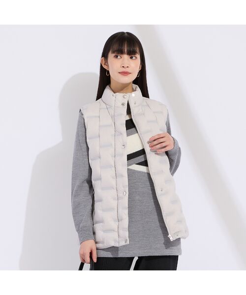 Liliane Burty（Lサイズ） / リリアンビューティ ダウンジャケット・ベスト | 【L～4L】ナイロンタフタダウンベスト | 詳細1