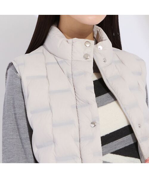 Liliane Burty（Lサイズ） / リリアンビューティ ダウンジャケット・ベスト | 【L～4L】ナイロンタフタダウンベスト | 詳細3