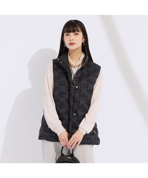 Liliane Burty（Lサイズ） / リリアンビューティ ダウンジャケット・ベスト | 【L～4L】ナイロンタフタダウンベスト | 詳細4