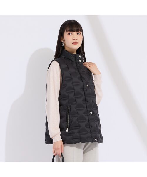 Liliane Burty（Lサイズ） / リリアンビューティ ダウンジャケット・ベスト | 【L～4L】ナイロンタフタダウンベスト | 詳細5