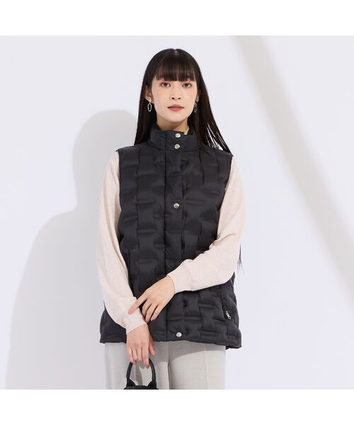Liliane Burty（Lサイズ） / リリアンビューティ ダウンジャケット・ベスト | 【L～4L】ナイロンタフタダウンベスト | 詳細6