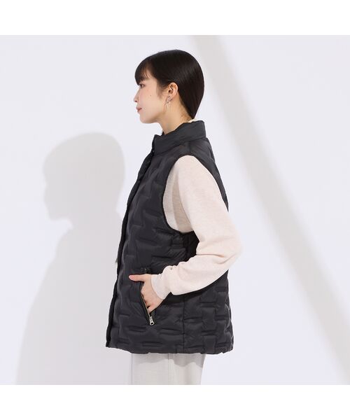 Liliane Burty（Lサイズ） / リリアンビューティ ダウンジャケット・ベスト | 【L～4L】ナイロンタフタダウンベスト | 詳細7