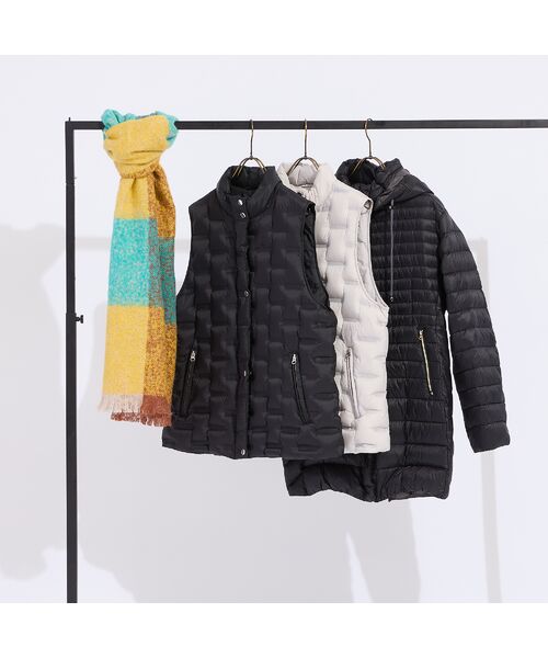Liliane Burty（Lサイズ） / リリアンビューティ ダウンジャケット・ベスト | 【L～4L】ナイロンタフタダウンベスト | 詳細10
