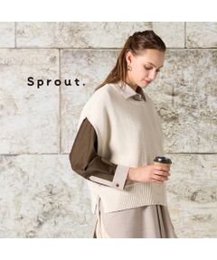 Liliane Burty（Lサイズ） / リリアンビューティ ベスト | 【L・3L】プルオーバーニットベスト