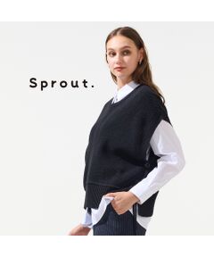 Liliane Burty（Lサイズ） / リリアンビューティ ベスト | 【L・3L】プルオーバーニットベスト