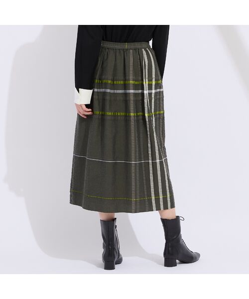 Liliane Burty（Lサイズ） / リリアンビューティ ミニ・ひざ丈スカート | 【L～４L】新潟素材チェックスカート | 詳細10