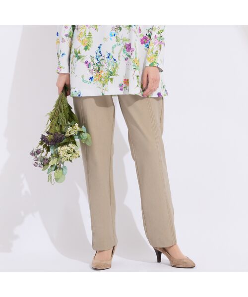 Liliane Burty(Lサイズ) / リリアンビューティ その他パンツ | 【L~4L】デニムプリント裏起毛パンツ | 詳細1