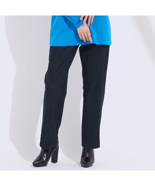 Liliane Burty(Lサイズ) / リリアンビューティ その他パンツ | 【L~4L】デニムプリント裏起毛パンツ | 詳細10