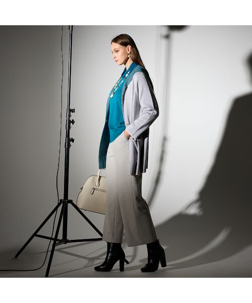 Liliane Burty（Lサイズ） / リリアンビューティ その他パンツ | 【L～4L】センタープリーツ裏起毛パンツ | 詳細3