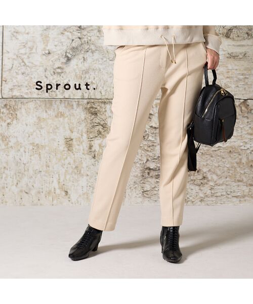 Liliane Burty(Lサイズ) / リリアンビューティ その他パンツ | 【L~4L/セットアップ対応】ハニカムダンボールパンツ(ベージュ)