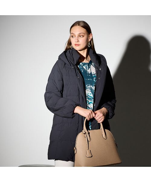 Liliane Burty（Lサイズ） / リリアンビューティ ダウンジャケット・ベスト | ヴィクトリアダウン使用　フード付きダウンコート | 詳細3