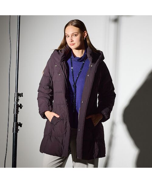 Liliane Burty（Lサイズ） / リリアンビューティ ダウンジャケット・ベスト | ヴィクトリアダウン使用　フード付きダウンコート | 詳細7