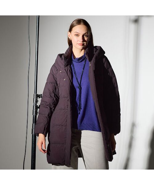 Liliane Burty（Lサイズ） / リリアンビューティ ダウンジャケット・ベスト | ヴィクトリアダウン使用　フード付きダウンコート | 詳細8