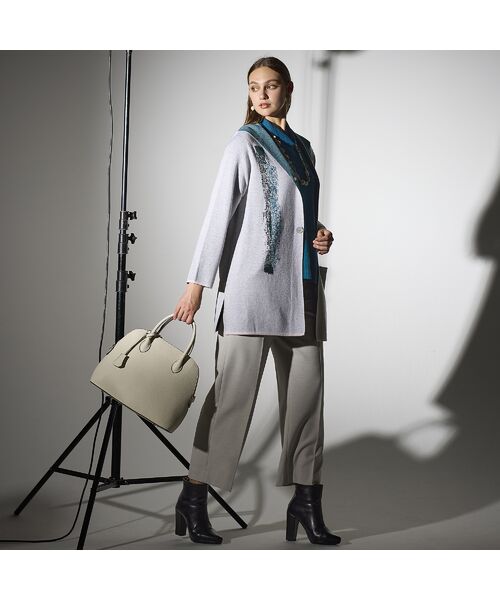 Liliane Burty（Lサイズ） / リリアンビューティ その他アウター | 【L～４L】フード付きニットジャケット | 詳細1