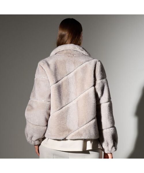 Liliane Burty(Lサイズ) / リリアンビューティ その他アウター | 【L~4L】フェイクファージャケット | 詳細11