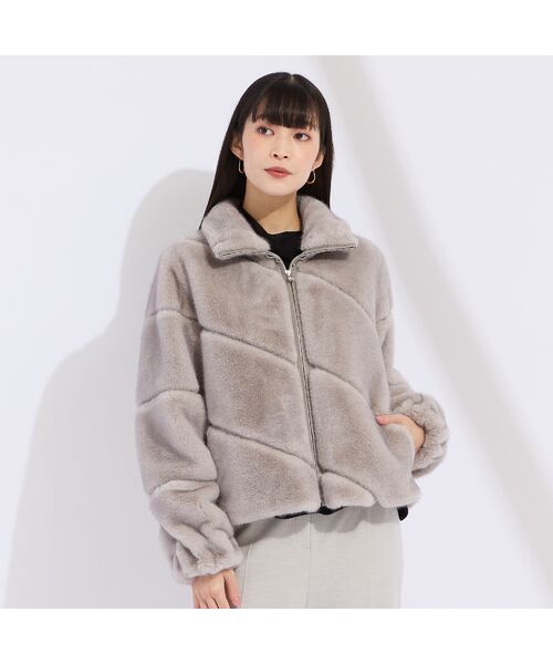 Liliane Burty(Lサイズ) / リリアンビューティ その他アウター | 【L~4L】フェイクファージャケット | 詳細15