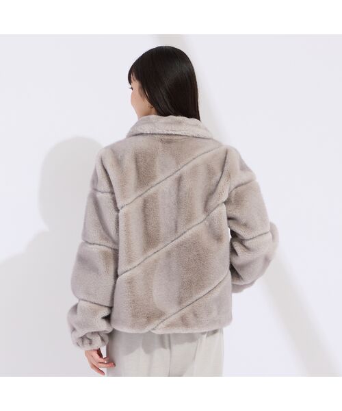 Liliane Burty(Lサイズ) / リリアンビューティ その他アウター | 【L~4L】フェイクファージャケット | 詳細17