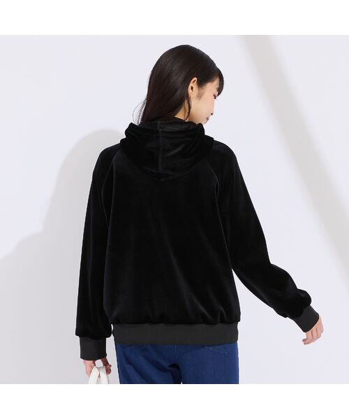 Liliane Burty(Lサイズ) / リリアンビューティ その他アウター | 【M~4L】ベロアボンディングジップアップパーカー | 詳細11