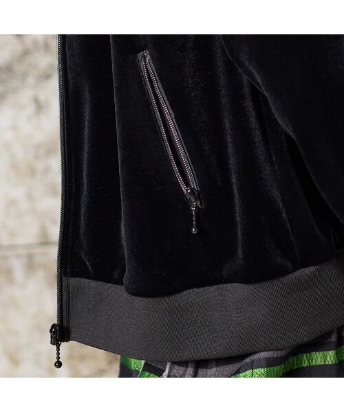 Liliane Burty(Lサイズ) / リリアンビューティ その他アウター | 【M~4L】ベロアボンディングジップアップパーカー | 詳細6