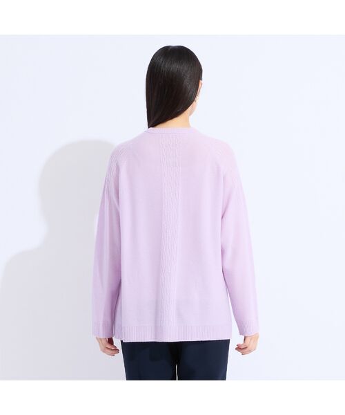 Liliane Burty(Lサイズ) / リリアンビューティ カーディガン・ボレロ | 【L~4L/アンサンブル対応】カシミヤニットカーディガン | 詳細6