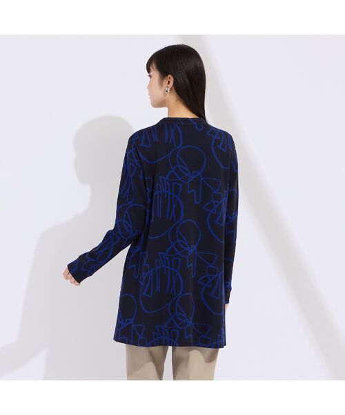 Liliane Burty(Lサイズ) / リリアンビューティ カットソー | 【M~4L】裏起毛ジャカードチュニック | 詳細15