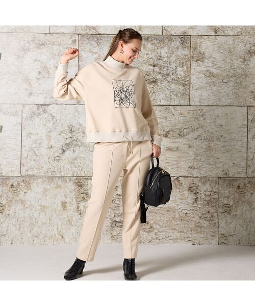 Liliane Burty（Lサイズ） / リリアンビューティ カットソー | 【L～４L/セットアップ対応】ハニカムダンボールプルオーバーカットソー | 詳細2