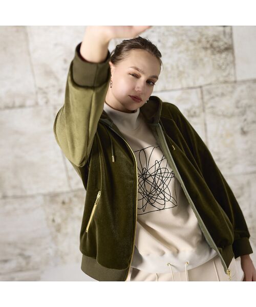 Liliane Burty（Lサイズ） / リリアンビューティ カットソー | 【L～４L/セットアップ対応】ハニカムダンボールプルオーバーカットソー | 詳細4